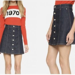 🆕 ALEXA CHUNG for AG A-Line Jean Skirt